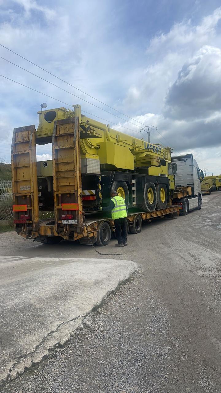 Grue mobile levage chantier BTP Maroc - SM Grue